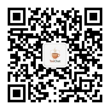 TeeChat 微信公众号关注二维码